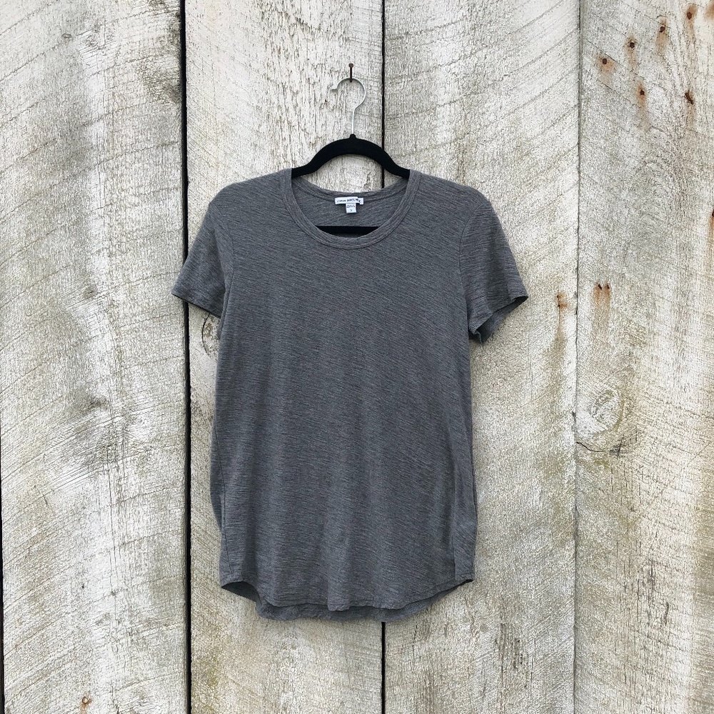 James Perse | basic gray short sleeve tee